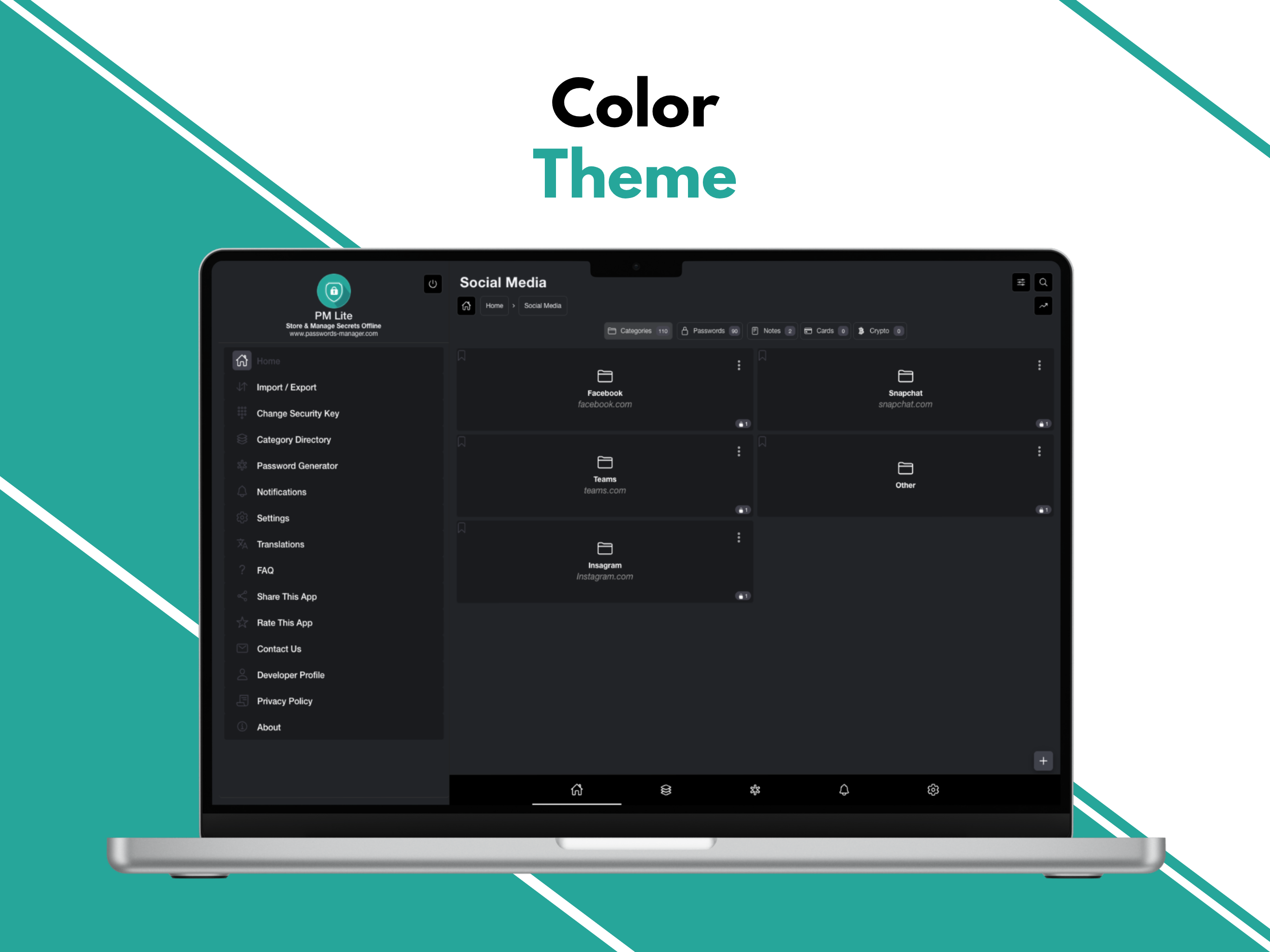 PM Lite - Dark and light theme
