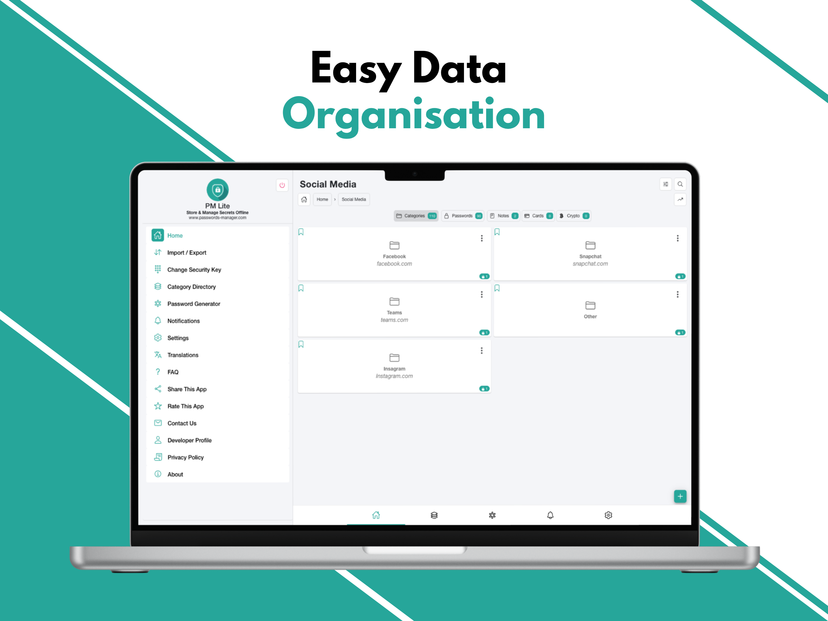 PM Lite - Data management