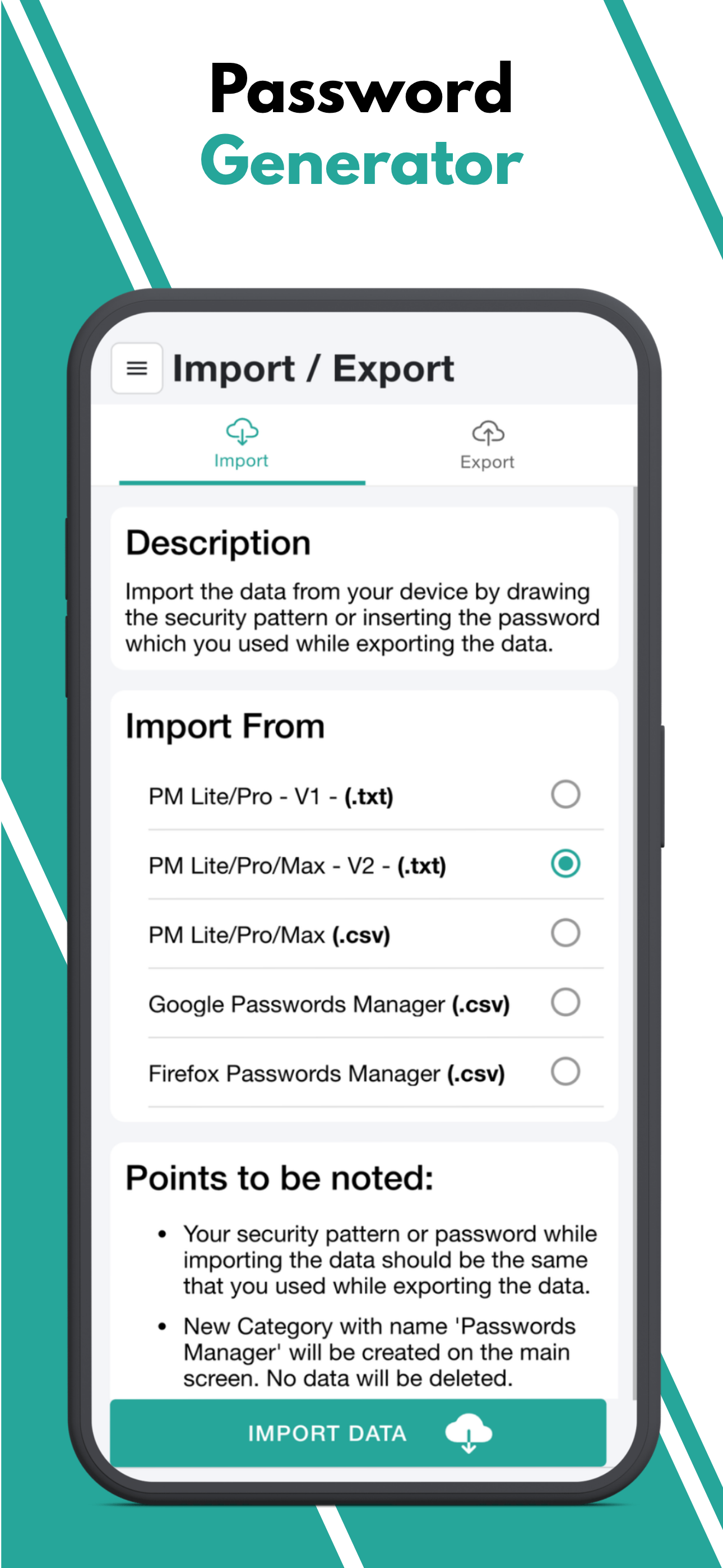 PM Lite - Password generator