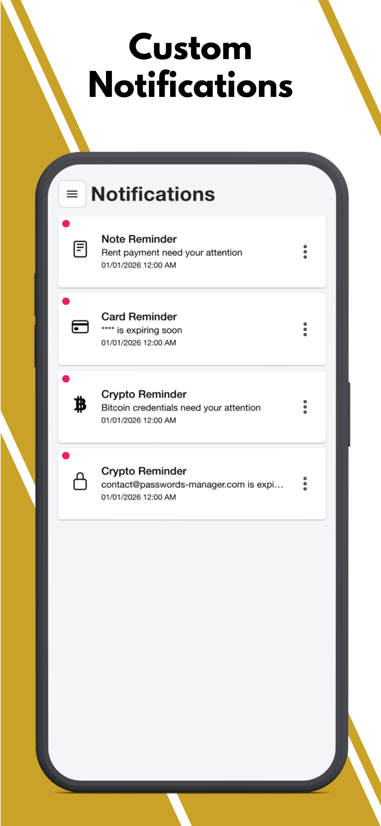 PM Max - Custom notifications