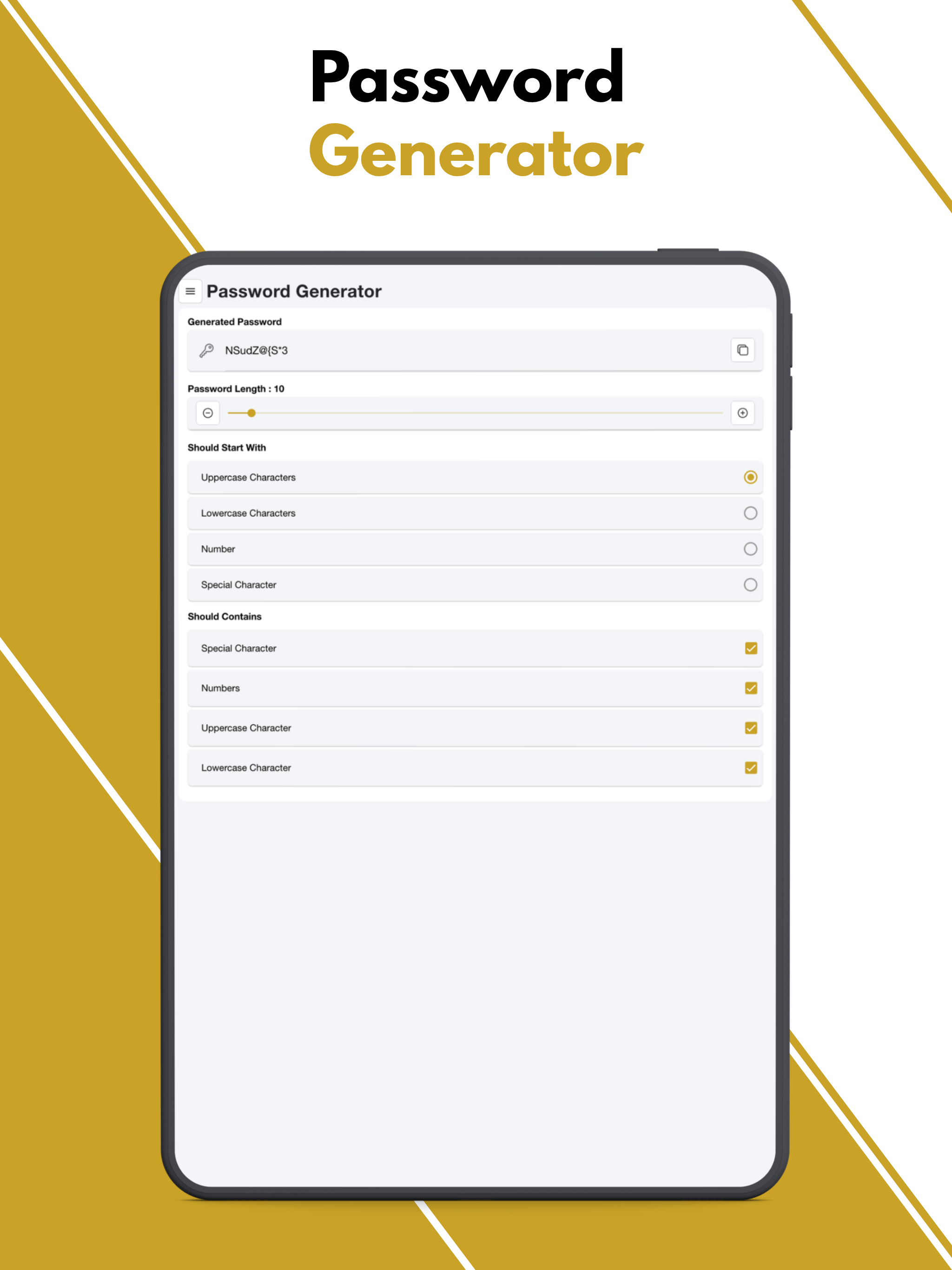 PM Max - Password generator